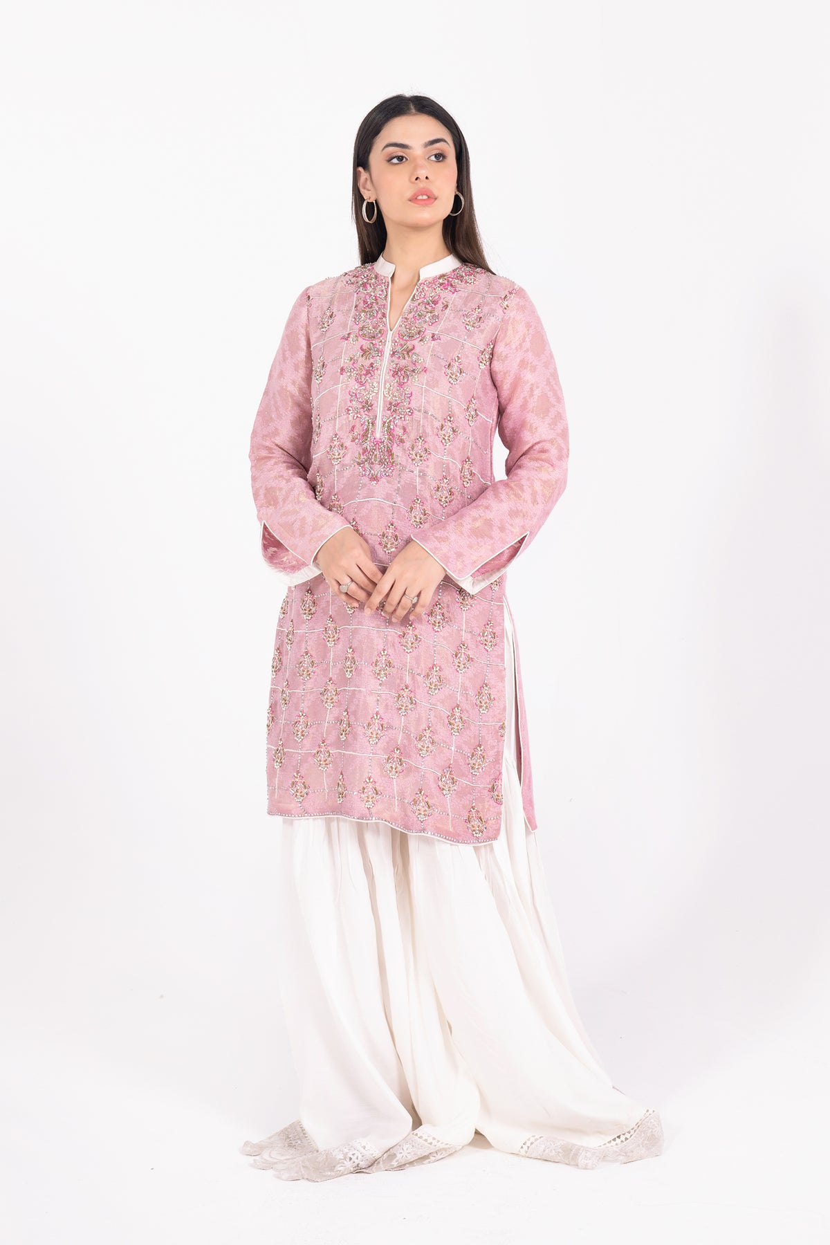 pakistani stitched suits online for ladies