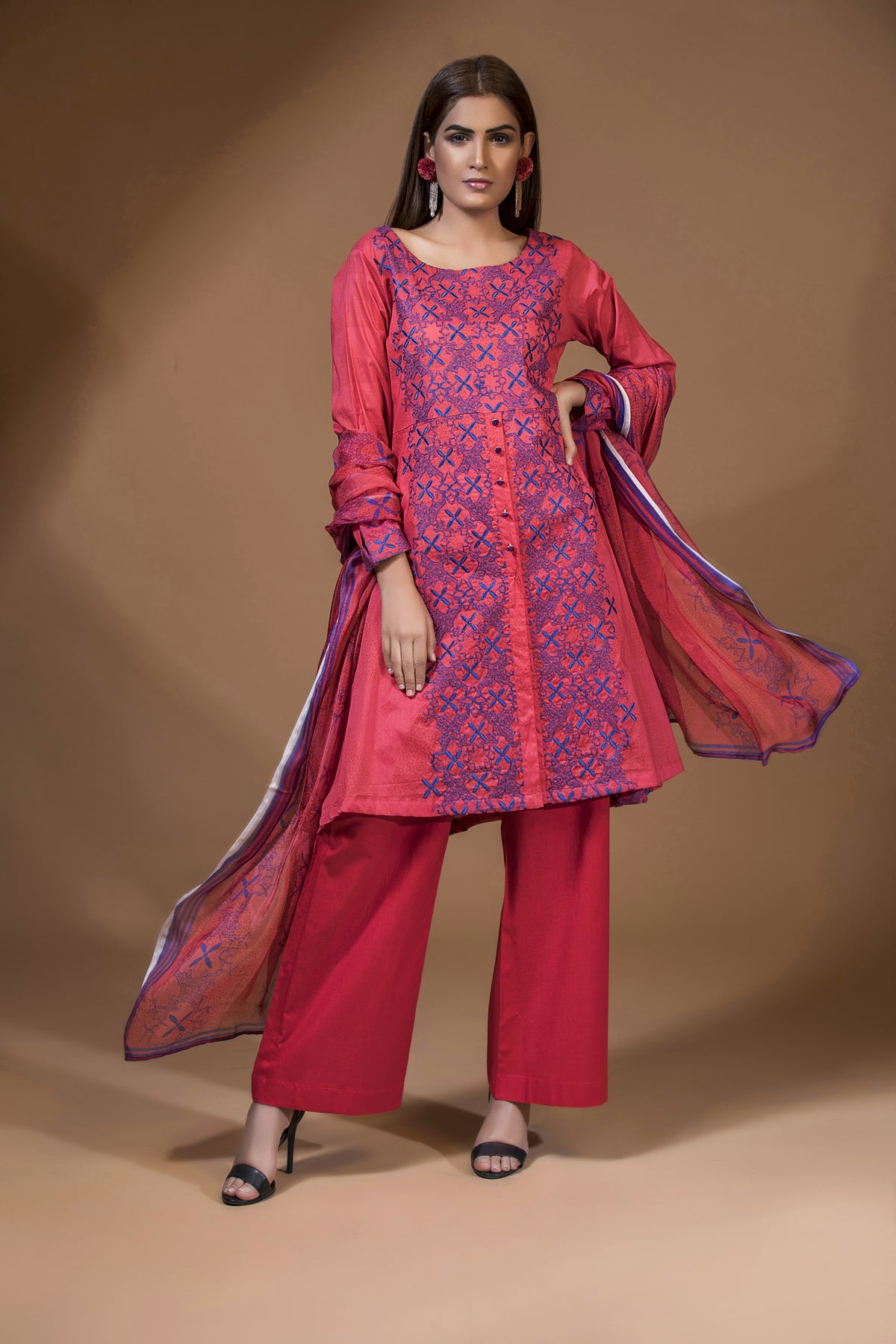 pakistani unstitched 3 piece suits for ladies online in uae