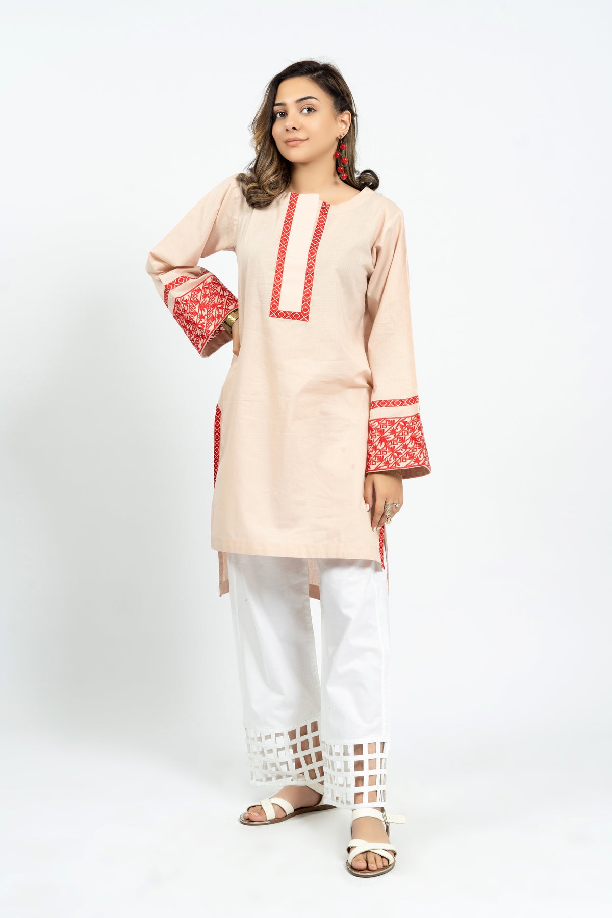 khaddar stitched shirts for ladies online in pakistan